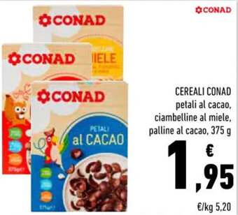 Conad Conad Cereali 375 g offerta