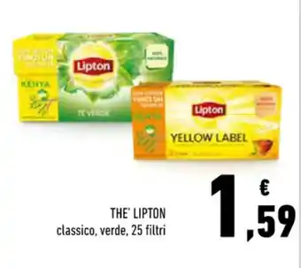 Conad Lipton Thè 25 filtri offerta