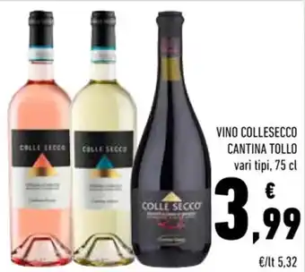 Conad Vino Collesecco Cantina Tollo 75 cl offerta