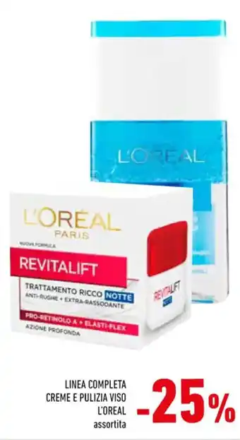 Conad L'Oréal Linea Completa Creme e Pulizia Viso offerta