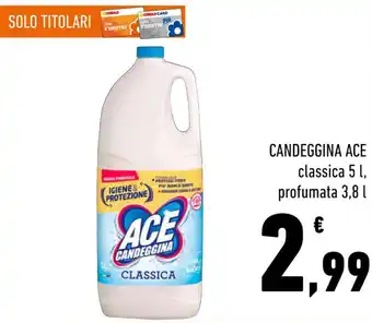 Ace Candeggina 5 l, 3,8 l