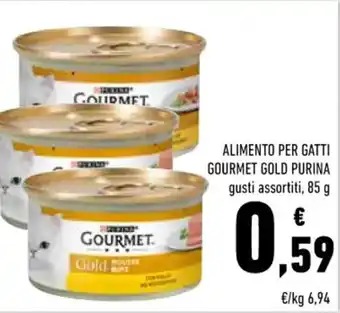 Conad Purina Gold Gourmet Alimento per Gatti 85 g offerta