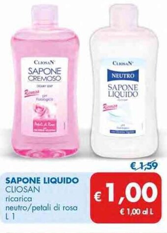 MD Discount Cliosan Sapone Liquido 1 L offerta