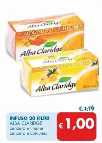 MD Discount Alba Claridge Infuso 20 filtri offerta