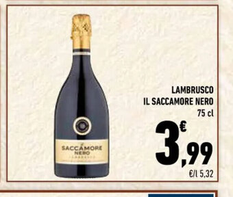 Lambrusco IL Saccamore Nero 75 cl