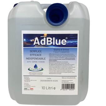 Acquaverde adblue tanica 10 lt per motori diesel trattamento detergente urea auto furgoni camion scr