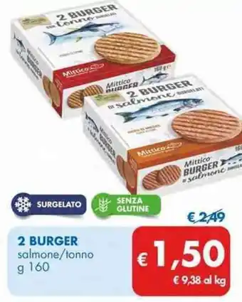 MD Discount 2 Burger 160 g offerta
