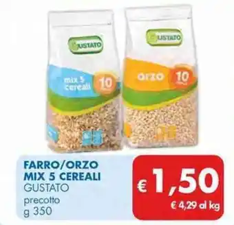 Gustato Farro/Orzo Mix 5 Cereali 350 g