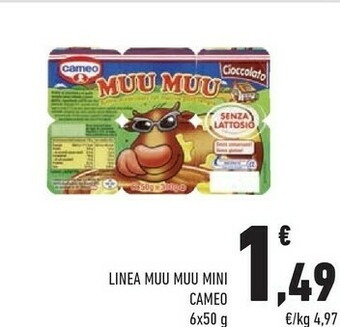 Conad Cameo Muu Muu Mini Cioccolato 300 G(ml) offerta