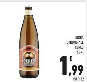 Conad Ceres Birra Strong Ale 66 Cl offerta