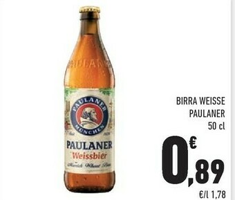 Conad Paulaner Birra Weisse 50 Cl offerta