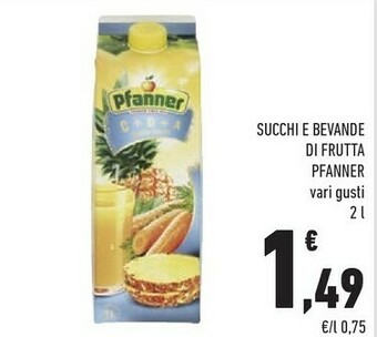 Conad Pfanner - Succo Di Ananas E Carota 2000 G(ml) offerta