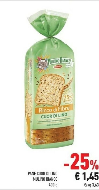 Conad Mulino Bianco Pane Cuor Di Lino offerta