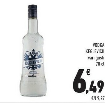 Conad Keglevich Vodka 700 G(ml) offerta