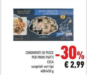 Conad Esca Condimenti Di Pesce Per Primi Piatti offerta