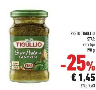 Conad Star Gran Pesto Alla Genovese Tigullio 90 G(ml) offerta