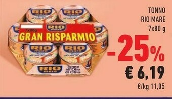Conad Rio Mare Tonno offerta