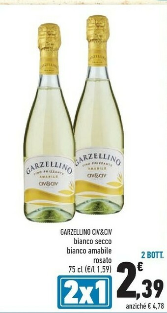 Garzellino - Vino Frizzante Amabile 750 G(ml)
