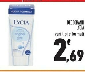 Conad Lycia Deodoranti Original offerta