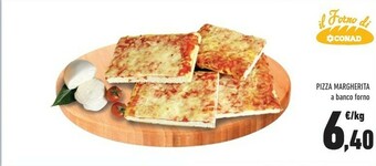 Conad Conad Pizza Margherita A Banco Forno offerta