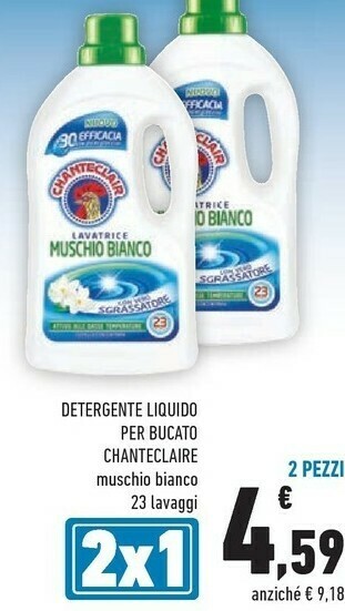 Conad Chanteclaire Detergente Liquido Per Bucato offerta