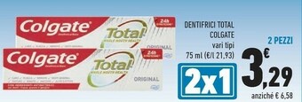 Conad Colgate Dentifrici Total offerta
