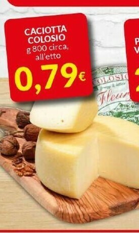 Doro Supermercati Caciotta Colosio offerta