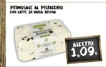 Bruna Primosale Al Pistacchio Con Latte Di Vacca