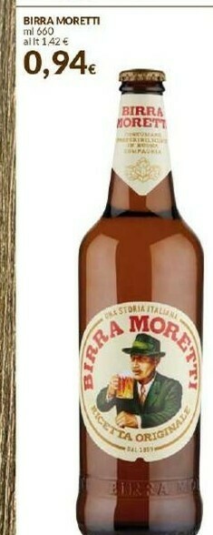 Doro Supermercati Birra Moretti - Birra Moretti 660 G(ml) offerta