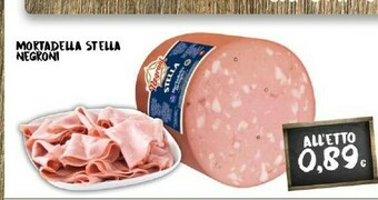 Doro Supermercati Negroni Stella Mortadella offerta