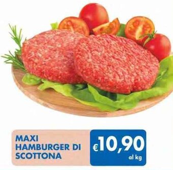MD Discount Maxi Hamburger di Scottona offerta
