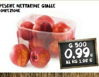Doro Supermercati Pesche Nettarine Gialle offerta