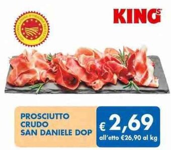 MD Discount King's Prosciutto Crudo San Daniele DOP offerta