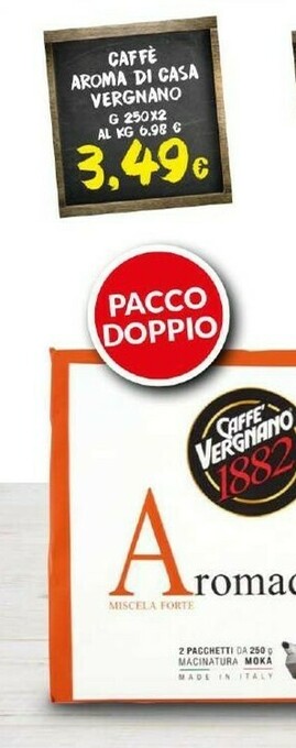 Doro Supermercati Vergnano Caffe Aroma Di Casa offerta
