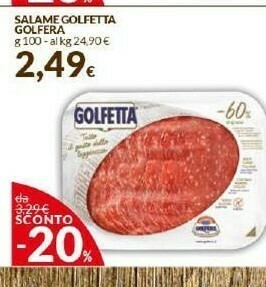 Doro Supermercati Golfera Salame Golfetta offerta