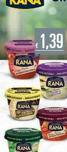 Unes Rana Sugo Fresco Pescatora 180 G(ml) offerta