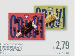 Unes Sammontana 4 Stecco Pistacchio offerta