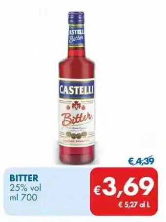 MD Discount Castelli Bitter 700 ml offerta
