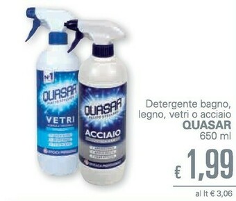 Unes Quasar Detergente Bagno/ Legno/ Vetri/ Acciaio 650 Ml offerta