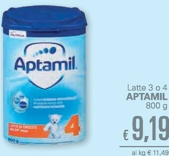Unes Aptamil Latte 4 800 G offerta