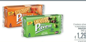 Unes Pavesi Gran I Cracker Olive 280 G(ml) offerta