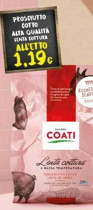 Doro Supermercati Coati Lenta Cottura Prosciutto Cotto offerta