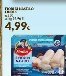Doro Supermercati Findus Findus - 5 Fiori di Nasello 250 g(ml) offerta