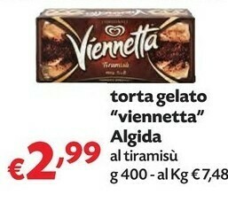 Pam Algida Viennetta Tiramisù L'Originale 400 G(ml) offerta