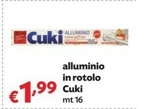 Pam Cuki Alluminio In Rotolo offerta