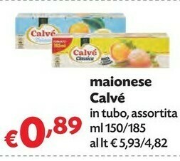 Pam Calvè Maionese Classica offerta