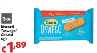 Pam Colussi Oswego Formato Convenienza 1000 G(ml) offerta
