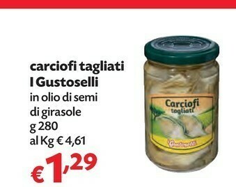 Pam I Gustoselli Carciofi Tagliati offerta