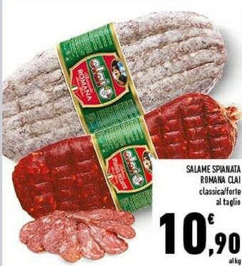 Conad Clai Salame Spianata Romana Classica/ Forte offerta