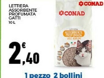 Conad Lettiera per gatti offerta